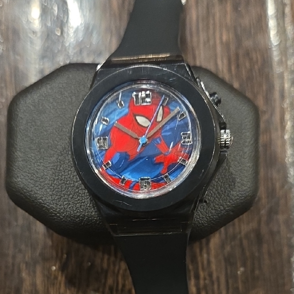 Marvel Black and Blue Spider-Man Watch